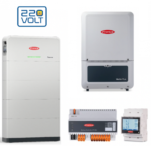 Система бесперебойного питания Fronius Verto 15.0 Plus SPD 1+2+ Reserva 12,6 (15 кВт / 12,6 кВт-час) - фото 1