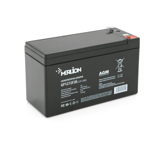 Аккумуляторная батарея MERLION AGM GP1272F2B 12 V 7,2 Ah (15305)