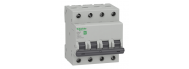 Автоматичний вимикач Schneider Electric Easy9 EZ9 4Р 25А хар-ка С EZ9F34425 - фото 1