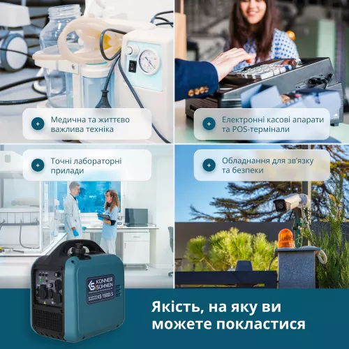 Генератор инверторный Konner&amp;Sohnen KS KS 1900i S - фото 14