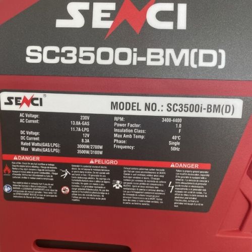 Генератор інверторний Senci SC3500i-BM(D) - фото 6