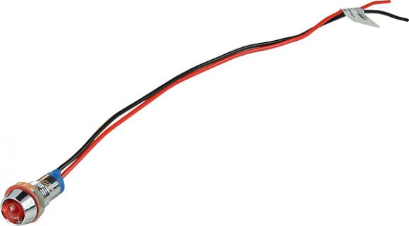 Сигнальная арматура АсКо AC22C-8 красная 220V AC (A0140030217) - фото 2