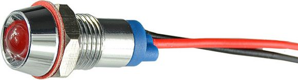 Сигнальная арматура АсКо AC22C-8 красная 220V AC (A0140030217) - фото 3