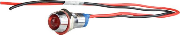 Сигнальная арматура АсКо AC22C-8 красная 220V AC (A0140030217) - фото 1