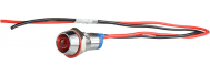 Сигнальная арматура АсКо AC22C-8 красная 220V AC (A0140030217) - фото 1