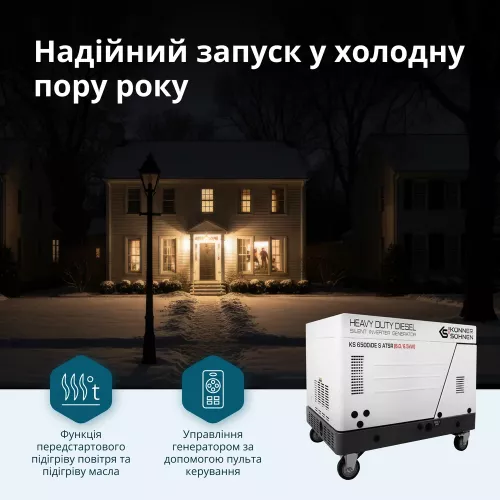 Генератор дизельный K&ouml;nner &amp; S&ouml;hnen KS 6500iDE S ATSR - фото 15