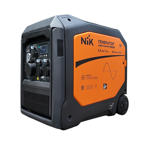 Генератор инверторный NiK JHR6500SIE (5.5 кВт) - фото 6
